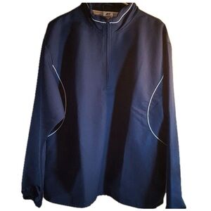 Nwt Russell Athletic Dark Blue Quarter-Zip Jacket